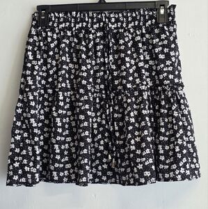 Womens Ruffle Mini Skirt